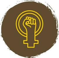 Feminism Vector Icon Design