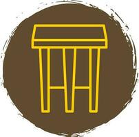 Stool Vector Icon Design