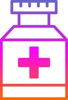 Pill jar Vector Icon Design