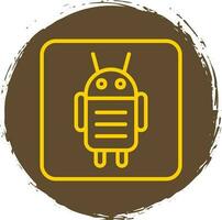 Android Character Vector Icon Design