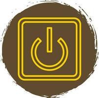 Power Button Off Vector Icon Design