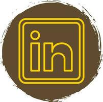 Linkedin Vector Icon Design