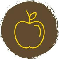 Apple fruit Vector Icon Design