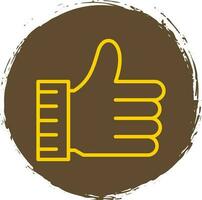 Thumb up Vector Icon Design