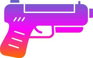 pistola vector icono diseño