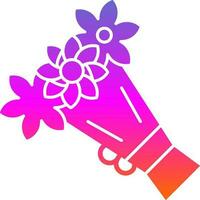 Bouquet Vector Icon Design