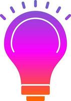 Light Bulb Vector Icon Design