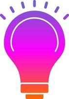 Light Bulb Vector Icon Design