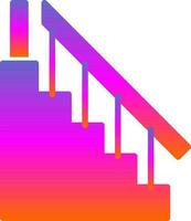 Stair Vector Icon Design