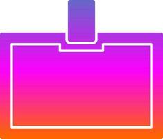 Identification card Vector Icon Design