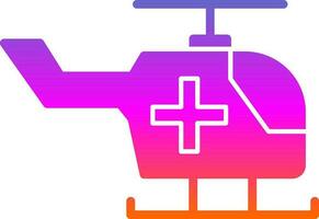 Air ambulance Vector Icon Design