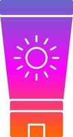 Sun block Vector Icon Design