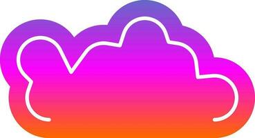 diseño de icono de vector de nube