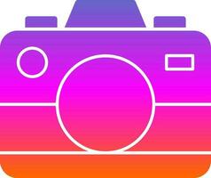 Photo Camera Vector Icon Design