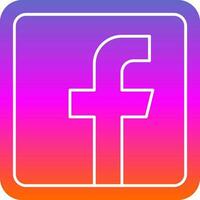 Facebook Logo Vector Icon Design