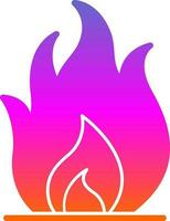 diseño de icono de vector de fuego