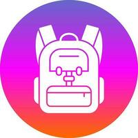 Backpack Vector Icon Design