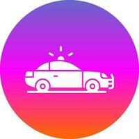 diseño de icono de vector de coche de policía