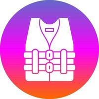 Life vest Vector Icon Design