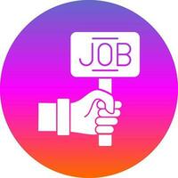 Job Vector Icon Design