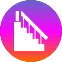 diseño de icono de vector de escalera