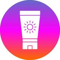 Sun block Vector Icon Design