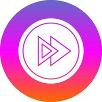 Fast Forward Vector Icon Design