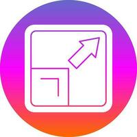 Increase Size Vector Icon Design