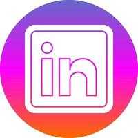 Linkedin Vector Icon Design