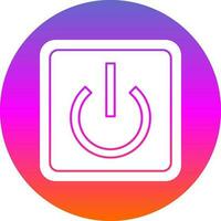 Power Button Off Vector Icon Design