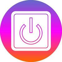 Power Button Off Vector Icon Design