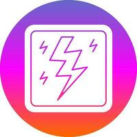 Lightning Bolt Vector Icon Design