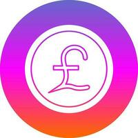 Pound Vector Icon Design