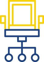 Office Chair Vector Icon Design