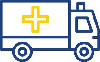 Ambulance Vector Icon Design