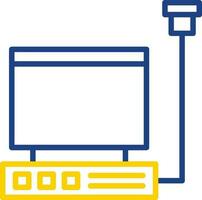 Ultrasound machine Vector Icon Design