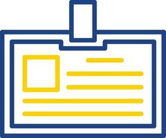 Identification card Vector Icon Design