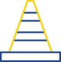 Traffic cone Vector Icon Design