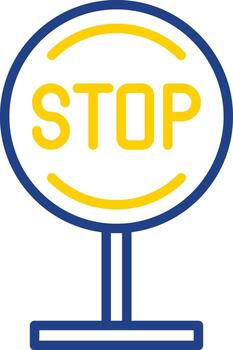 detener el diseño de iconos vectoriales vector