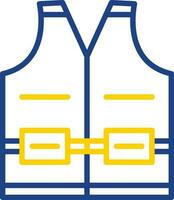 High visibility vest Vector Icon Design