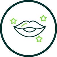 Lips Vector Icon Design