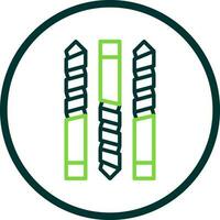 Drill Bit Vector Icon Design