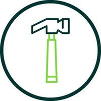 Hammer Vector Icon Design