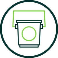 Bucket Vector Icon Design