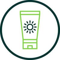 Sun block Vector Icon Design