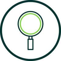 Magnifying glass Vector Icon Design