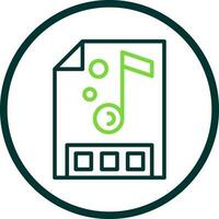 Music file Vector Icon Design