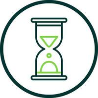 Hourglass Vector Icon Design