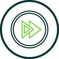 Fast Forward Vector Icon Design