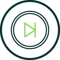 Skip Vector Icon Design